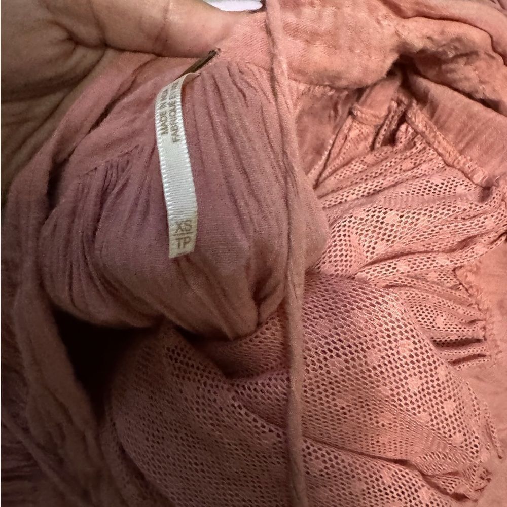 Free people peachy/pinkish dress #17 - Picture 3 of 10